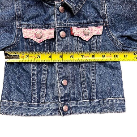 Levi's Baby/Toddler Vintage Denim Jean Jacket Size 18M Girl’s My First Levi’s - Picture 4 of 8
